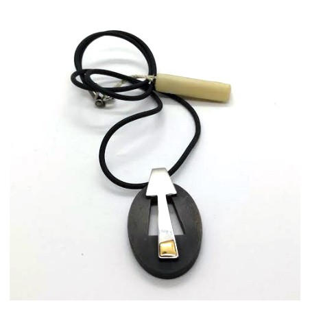 Collana Morellato unisex. Pendente legno. SAYA SHOP ONLINE OUTLET.