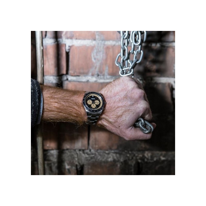 Orologio Fonderia-Saltspeeder orange silver bracelet