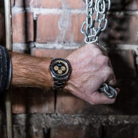 Orologio Fonderia-Saltspeeder orange silver bracelet