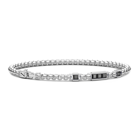 Bracciale Zancan in argento con pietre naturali | SAYA SHOP ONLINE