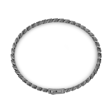 Bracciale a grumette Zanca in argento | SAYA SHOP ONLINE