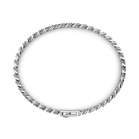 Bracciale a grumette Zanca in argento | SAYA SHOP ONLINE