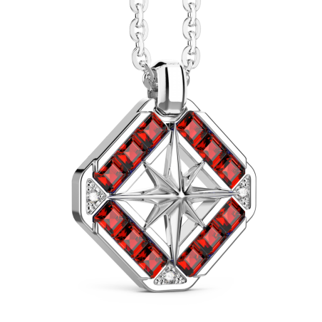 Collana Zancan in argento con pietre naturali | SAYA SHOP ONLINE