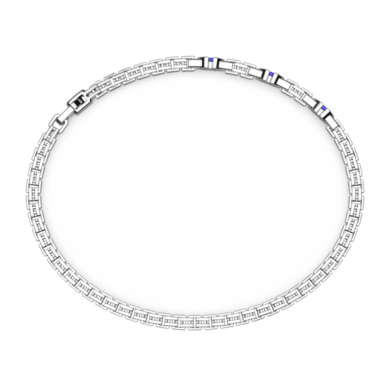 Bracciale Zancan in argento con pietre naturali |SAYA SHOP ONLINE