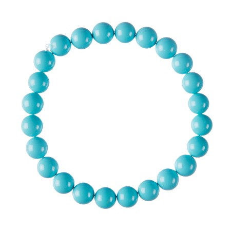 BRACCIALE ELASTICO PASTA DI TURCHESE - 8mm SAYA SHOP ONLINE OUTLET