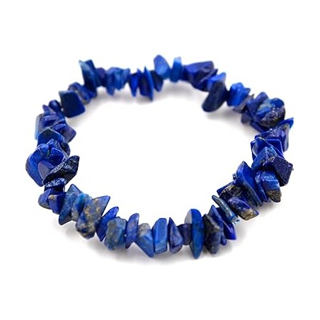 BRACCIALE ELASTICO LAPISLAZZOLI BLU - SAYA SHOP ONLINE OUTLET.