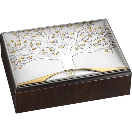 Cofanetto albero della vita sabbiato 50°| SAYA SHOP ONLINE