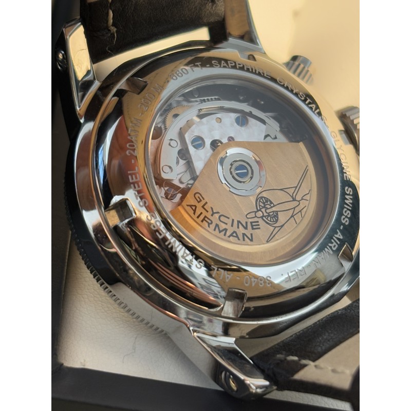 Glycine Airman chronograph ETA 2824-2 automatic | SAYA SHOP ONLINE