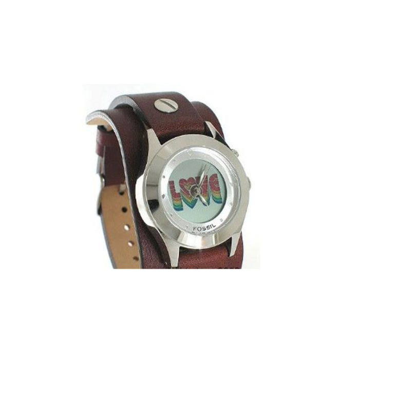 OROLOGIO PELLE FOSSIL BIG TIC LOVE - SAYA SHOP ONLINE OUTLET