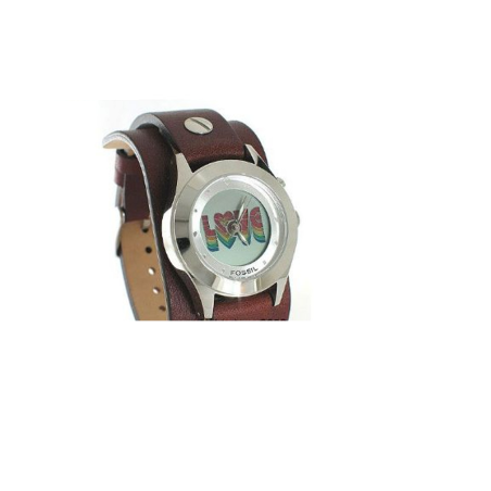 OROLOGIO PELLE FOSSIL BIG TIC LOVE - SAYA SHOP ONLINE OUTLET