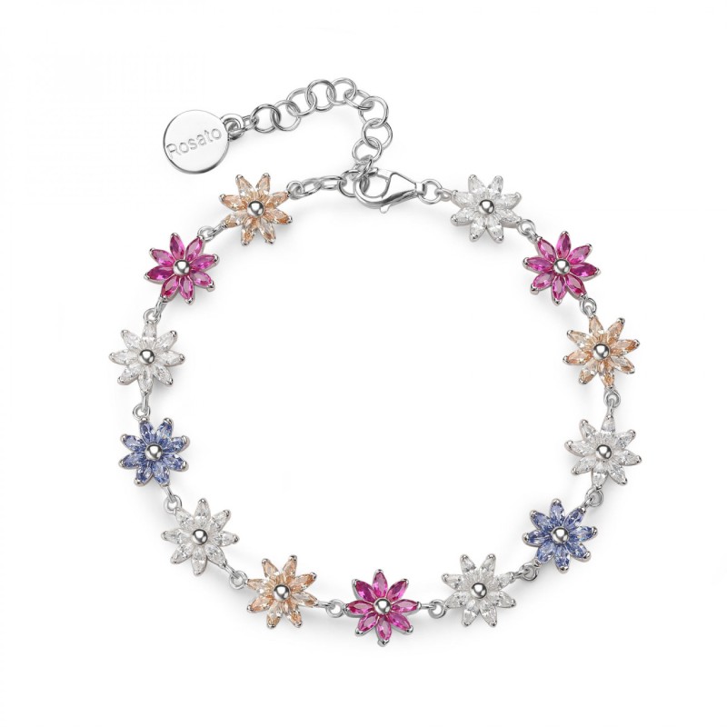 Bracciale morbido fiori