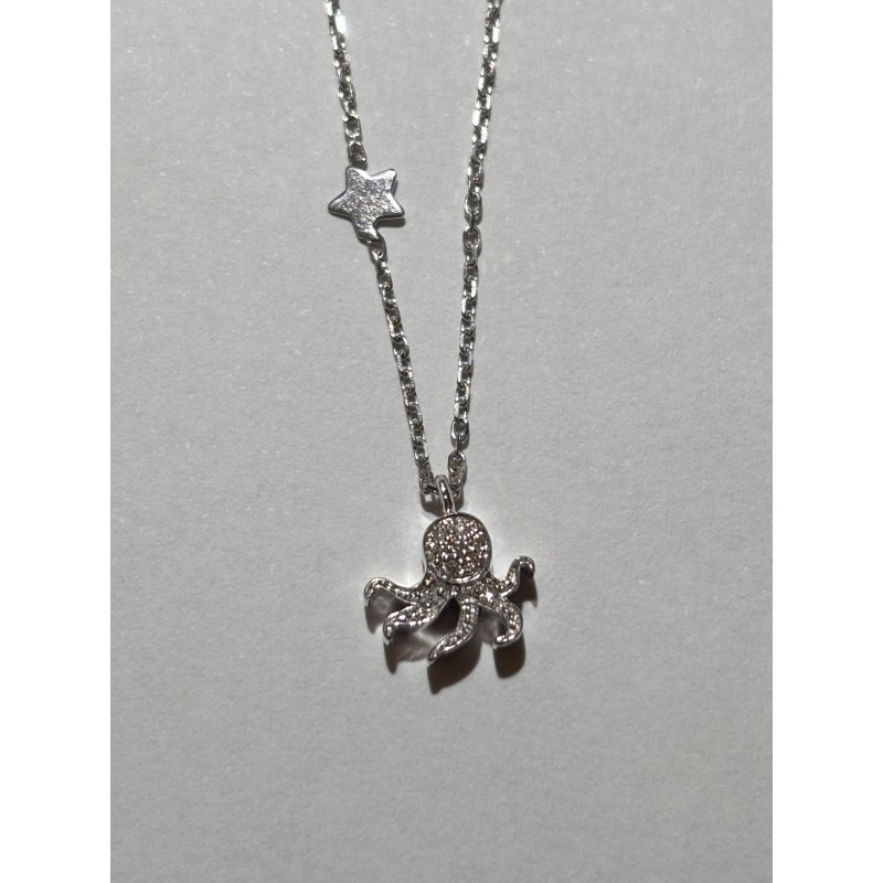 Salvini 9KT collana polipetto e diamanti | SAYA SHOP ONLINE