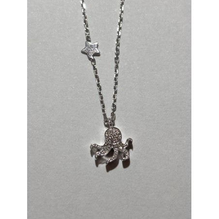 Salvini 9KT collana polipetto e diamanti | SAYA SHOP ONLINE