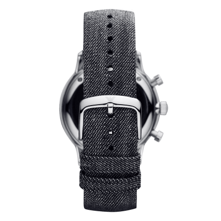 Orologio Emporio Armani,  Gianni AR1690 Cronografo con Cinturino  in Jeans