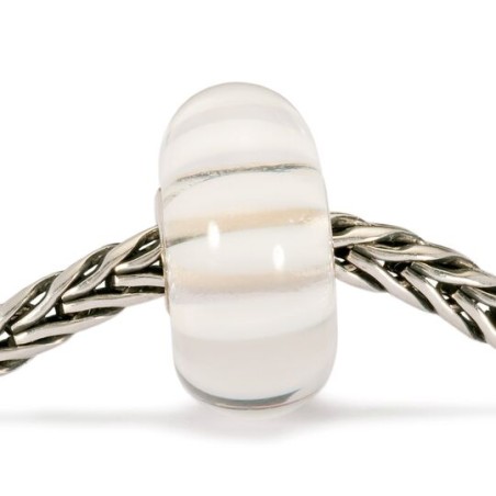 Beads Trollbeads, Strisce Bianche| SAYA SHOP ONLINE