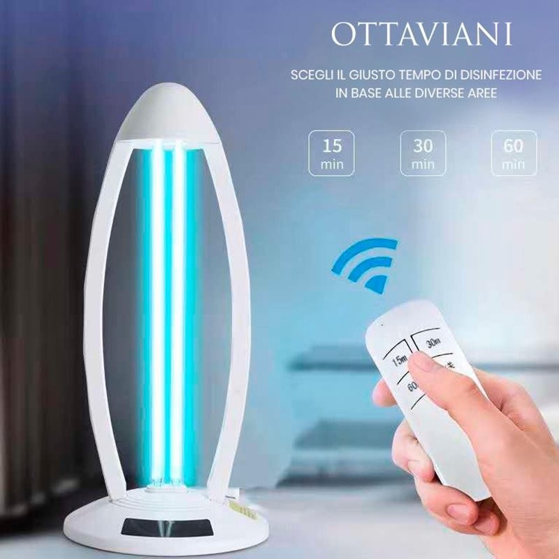 Lampada Ottaviani, Sanificante all'UV ed Ozono| SAYA SHOP ONLINE