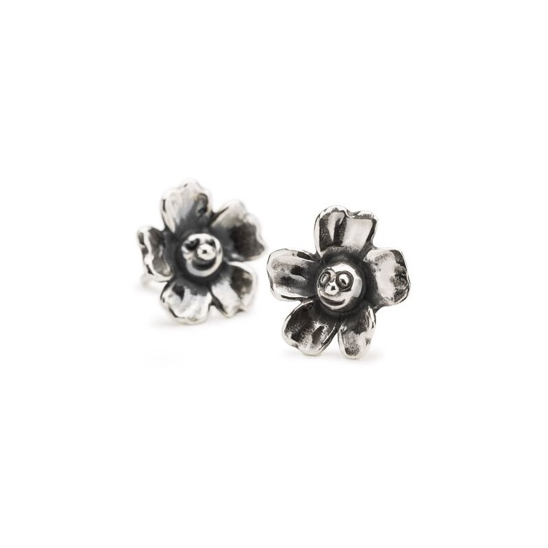 Trollbeads,Orecchini Fiori Sorridenti
