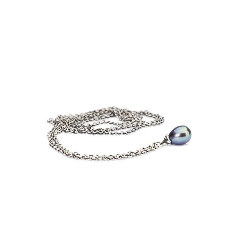 Trollbeads, Collana Fantasia con Perla Pavone
