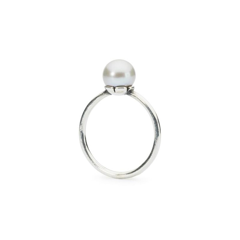 Anello Trollbeads, Petali di Perla Grigia | SAYA SHOP ONLINE