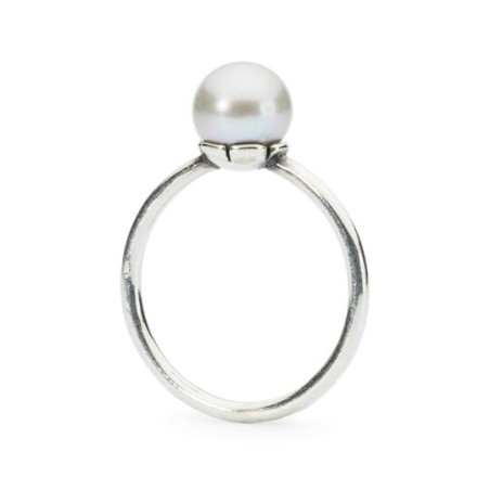 Anello Trollbeads, Petali di Perla Grigia | SAYA SHOP ONLINE