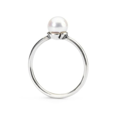 Anello Trollbeads, Anello Perla Bianca Delicata | SAYA SHOP ONLINE