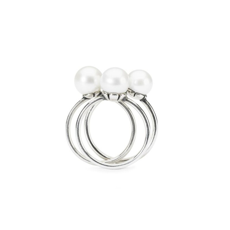 Anello Trollbeads, Anello Perla Bianca Delicata | SAYA SHOP ONLINE