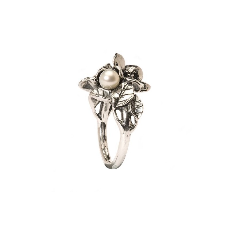 Anello Trollbeads, Biancospino con Perla | SAYA SHOP ONLINE