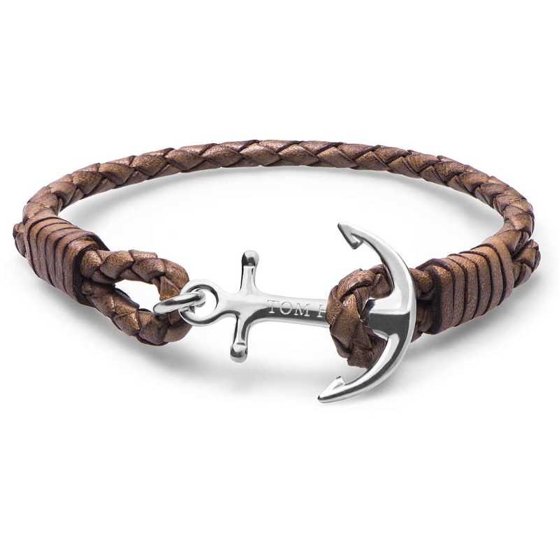Bracciale unisex Tom Hope. Cognac. SAYA SHOP ONLINE OUTLET.