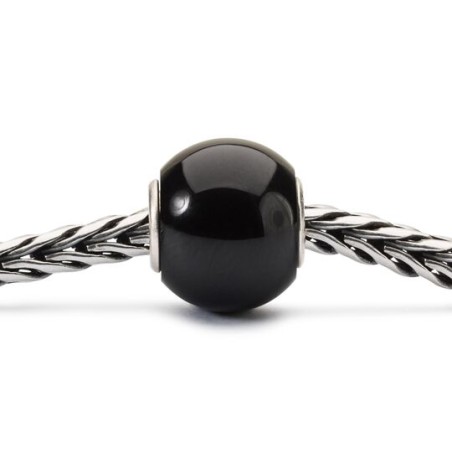 Trollbeads, Beads Onice Nero Rotondo