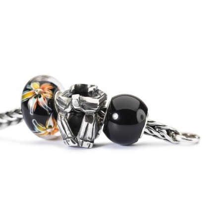 Trollbeads, Beads Onice Nero Rotondo