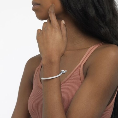 Trollbeads, Bracciale di Pelle, Bianco