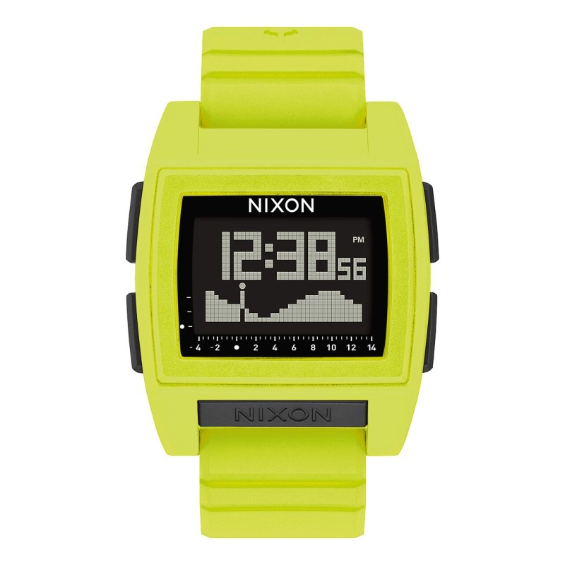 Orologio Nixon, Base Tide Pro. Lime. SAYA SHOP ONLINE OUTLET.