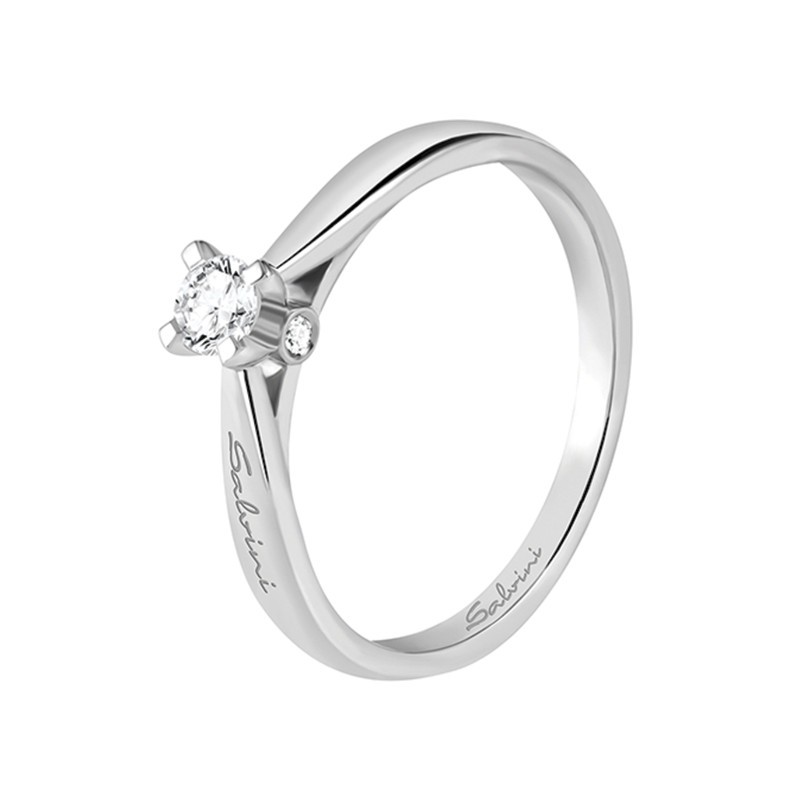 Anello Salvini. in oro bianco e diamante. | SAYA SHOP ONLINE