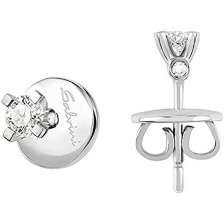 Orecchini Salvini,  in oro bianco e diamante | SAYA SHOP ONLINE