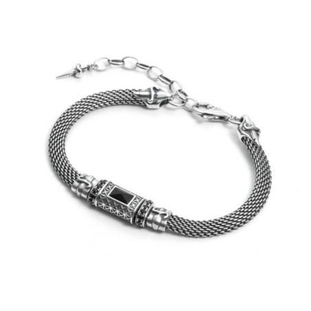 Cesare Paciotti, Bracciale Black Pyramid | SAYA SHOP ONLINE