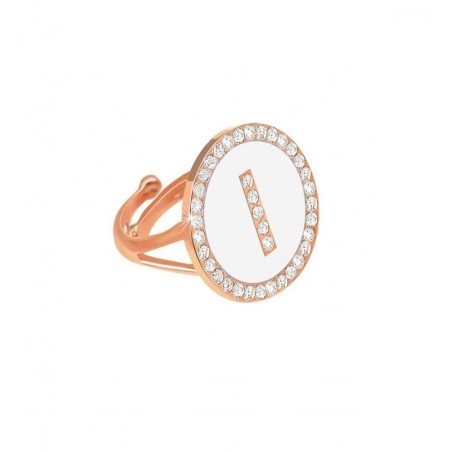 Anello Dvccio - Lettera Collezione My Letters SAYA SHOP ONLINE OUTLET.