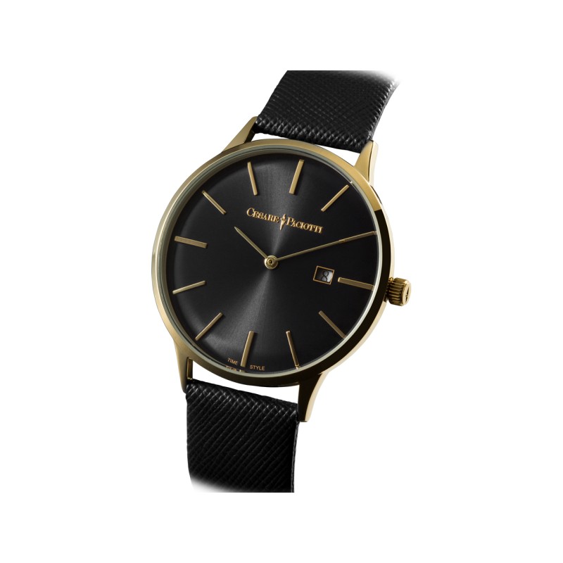 Cesare Paciotti, SOLO TEMPO - ERIC GOLDEN BLACK | SAYA SHOP ONLINE