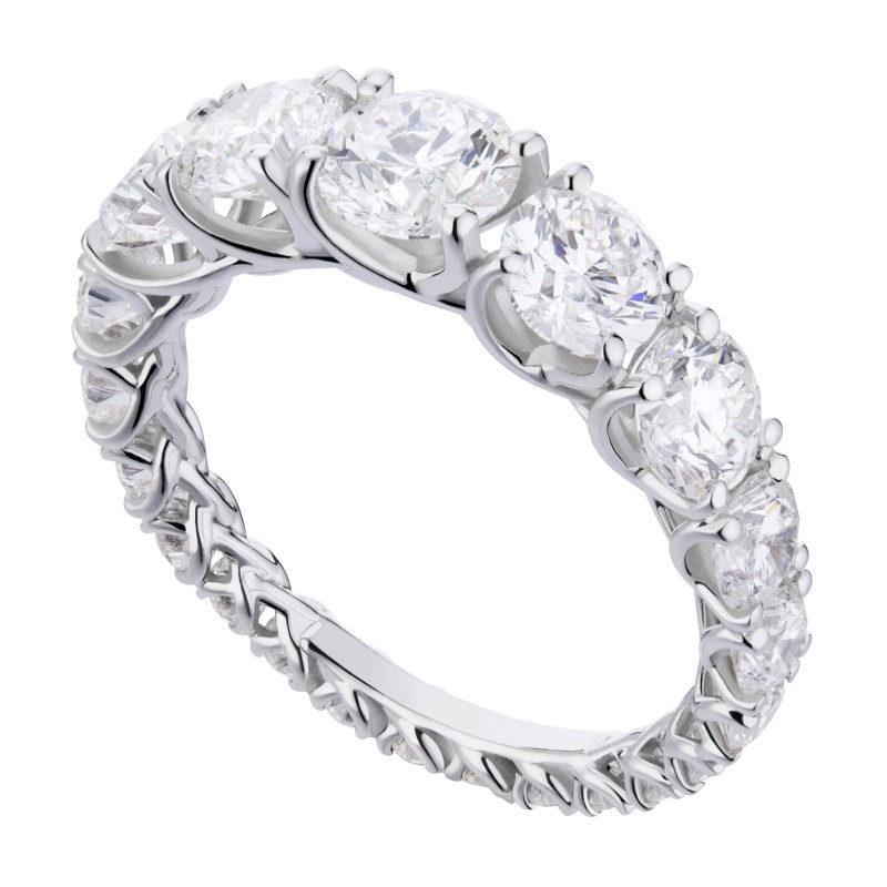 ANELLO ETERNITY GRACE A SCALARE, World Diamond Group | SAYA SHOP