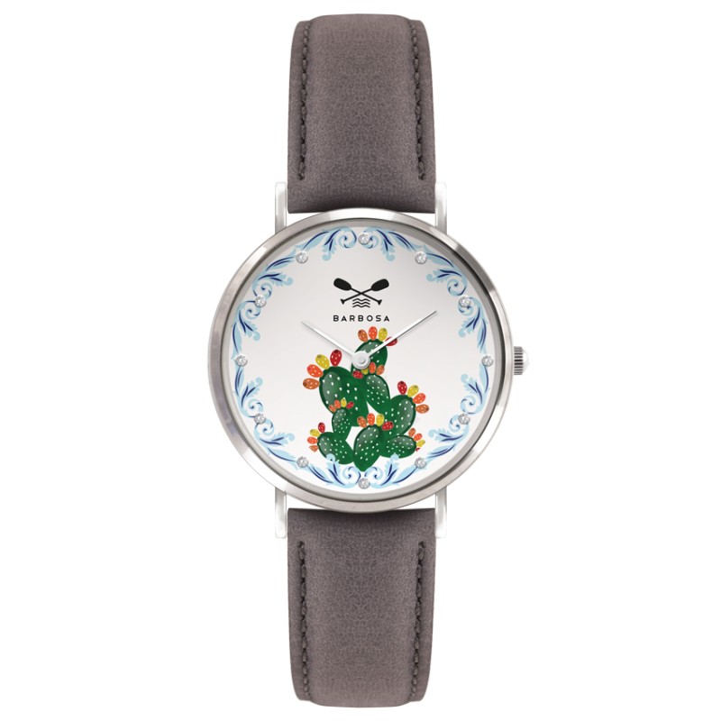 OROLOGIO BARBOSA,  FICO D’INDIA dm. 36,5 GRIGIO | SAYA SHOP ONLINE