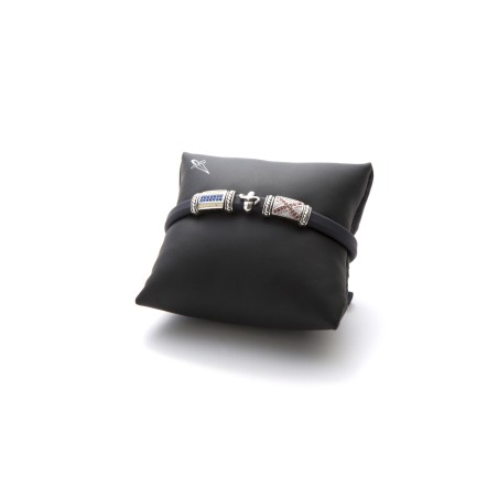 Cesare Paciotti, Bracciale in silicone blue | SAYA SHOP ONLINE