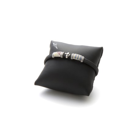 Cesare Paciotti, Bracciale in silicone nero | SAYA SHOP ONLINE