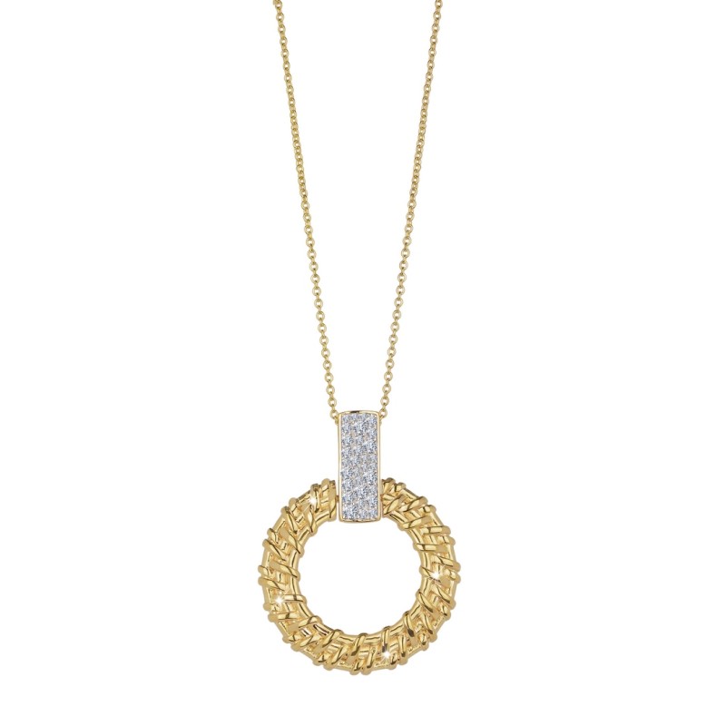 BROCCHI, collana argento e zirconi | SAYA SHOP ONLINE