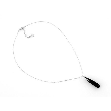 Collana Paciotti Jewels. Onice e Argento. SAYA SHOP ONLINE OUTLET