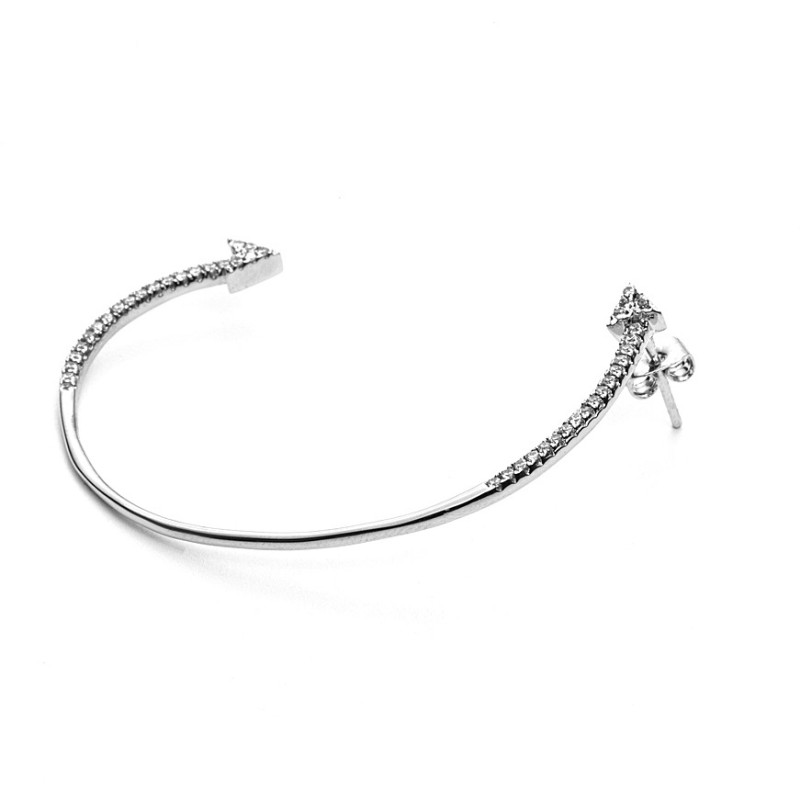 Mono orecchino 4US Paciotti. Argento 925. SAYA SHOP ONLINE OUTLET.