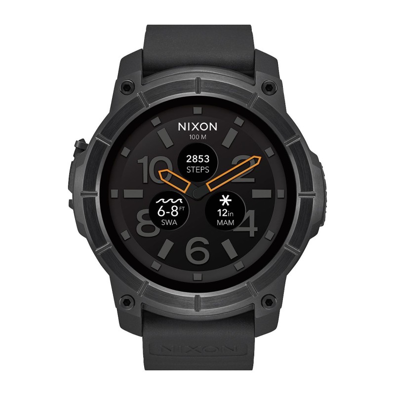 NIXON Mission 48 mm , All Black | SAYA SHOP ONLINE