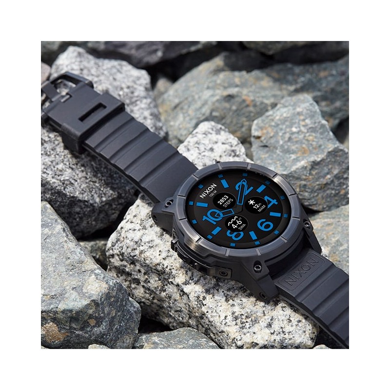 NIXON Mission 48 mm , All Black | SAYA SHOP ONLINE