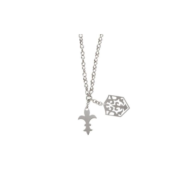 Collana donna Rebecca gioielli. Scudo giglio. SAYA SHOP ONLINE OUTLET