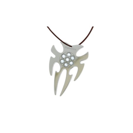 Ciondolo unisex Rebecca. Tribale e cristalli. SAYA SHOP ONLINE OUTLET.