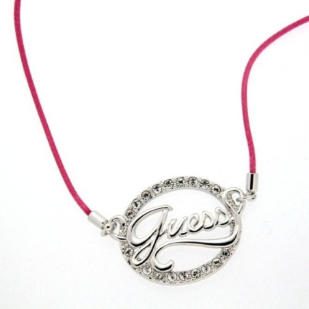 Collana Donna Guess. Cordino colore con Logo. SAYA SHOP ONLINE OUTLET.