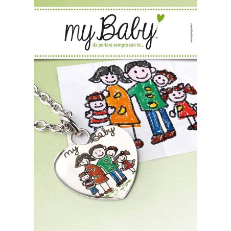 Collana donna My Baby Gioielli. Argento925. SAYA SHOP ONLINE OUTLET.